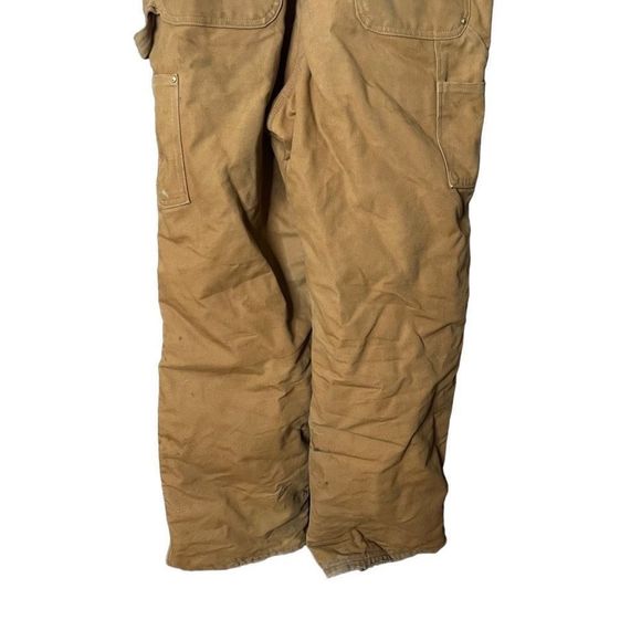 Carhartt Quilt Lined Bib Overalls 40X34 - Picture 7 of 7